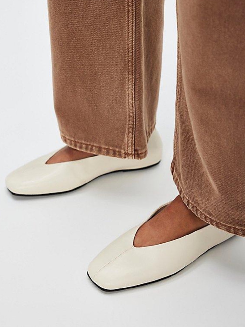Jeffrey Campbell Everyday Fathom Leather Flat Women’s Size 9 New